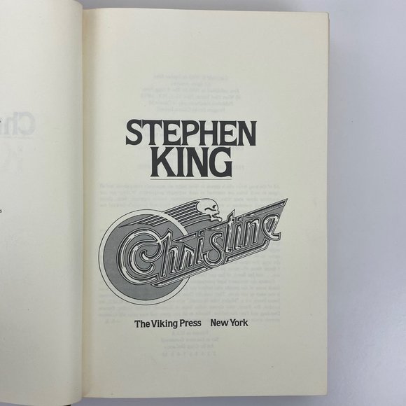 Christine by Stephen King 1983 Hardcover Book - Picture 10 of 12